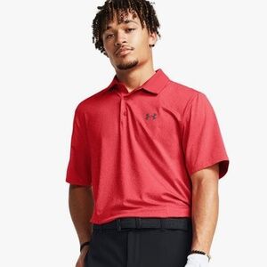 Under Armour Playoff Polo Loose Collared Short Sleeve Golf Shirt Men Medium